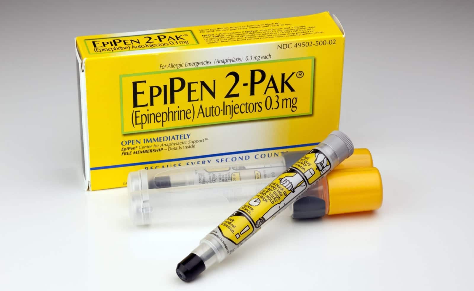 EpiPen Epinephrine Auto-Injector for Allergic Emergencies