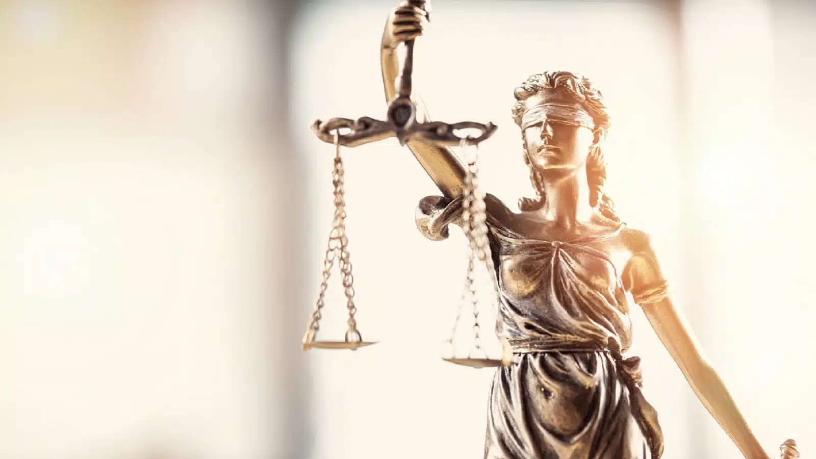Lady Justice Statue Stock Photo