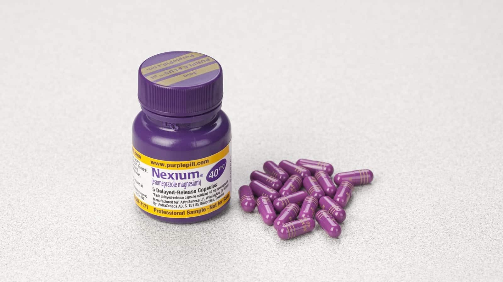 Prescription Nexium Pills with Bottle