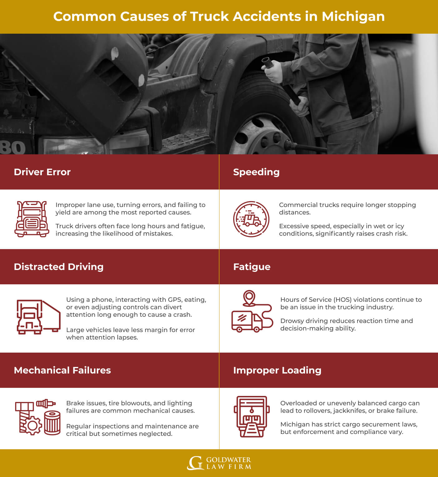 Common Causes of Truck Accidents in Michigan